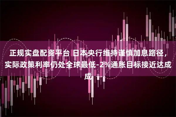 正规实盘配资平台 日本央行维持谨慎加息路径，实际政策利率仍处全球最低-2%通胀目标接近达成