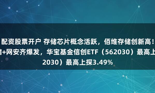 配资股票开户 存储芯片概念活跃，佰维存储创新高！算力+存储+网安齐爆发，华宝基金信创ETF（562030）最高上探3.49%